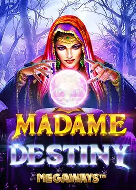 Mistyczny slot z Madame Destiny i Megaways – tajemnicza gra pełna przepowiedni i wygranych.